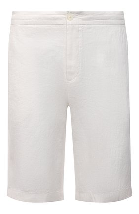 Мужские льняные шорты ERMENEGILDO ZEGNA белого цвета по цене 39250 руб., арт. UUI32/TB11 | Фото 1 Мужские льняные шорты ERMENEGILDO ZEGNA белого цвета, арт. UUI32/TB11 | Фото 1