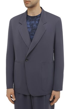 Мужской шелковый костюм ZEGNA COUTURE серого цвета по цене 414500 руб., арт. 915N05/2V94NJ | Фото 2 Мужской шелковый костюм ZEGNA COUTURE серого цвета, арт. 915N05/2V94NJ | Фото 2