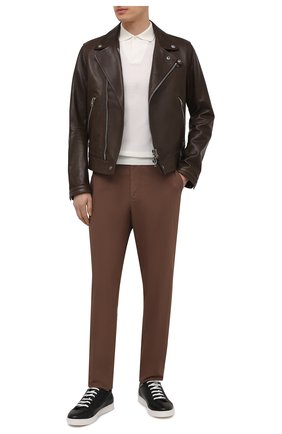 Мужское поло из хлопка и шелка LORO PIANA белого цвета по цене 133500 руб., арт. FAL5739 | Фото 2 Мужское поло из хлопка и шелка LORO PIANA белого цвета, арт. FAL5739 | Фото 2 (Материал внешний: Шелк, Хлопок; Рукава: Короткие; Длина (для топов): Стандартные; Застежка: Пуговицы; Стили: Кэжуэл; Кросс-КТ: Трикотаж; Региональные ограничения белый список (Axapta Mercury): RU)