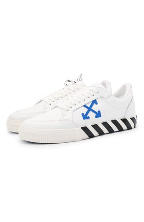 Мужские кожаные кеды vulcanized OFF-WHITE белого цвета по цене 34550 руб., арт. 0MIA085S21LEA0010145 | Фото 1 Мужские кожаные кеды vulcanized OFF-WHITE белого цвета, арт. 0MIA085S21LEA0010145 | Фото 1