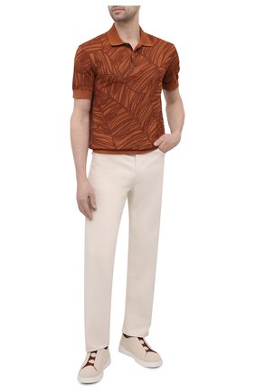 Мужские текстильные кеды triple stitch ZEGNA COUTURE бежевого цвета по цене 52400 руб., арт. A4841X-LHBAS | Фото 2 Мужские текстильные кеды triple stitch ZEGNA COUTURE бежевого цвета, арт. A4841X-LHBAS | Фото 2