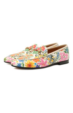 Женские текстильные лоферы GUCCI разноцветного цвета по цене 62700 руб., арт. 647611/2L350 | Фото 1 Женские текстильные лоферы GUCCI разноцветного цвета, арт. 647611/2L350 | Фото 1