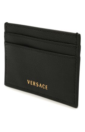 Женский кожаный футляр для кредитных карт la medusa VERSACE черного цвета по цене 19250 руб., арт. DP3I057/DVIT2T | Фото 2 Женский кожаный футляр для кредитных карт la medusa VERSACE черного цвета, арт. DP3I057/DVIT2T | Фото 2