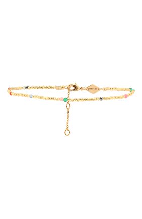 Женский браслет на ногу confetti anklet ANNI LU золотого цвета по цене 7375 руб., арт. 191-50-42 | Фото 1 Женский браслет на ногу confetti anklet ANNI LU золотого цвета, арт. 191-50-42 | Фото 1
