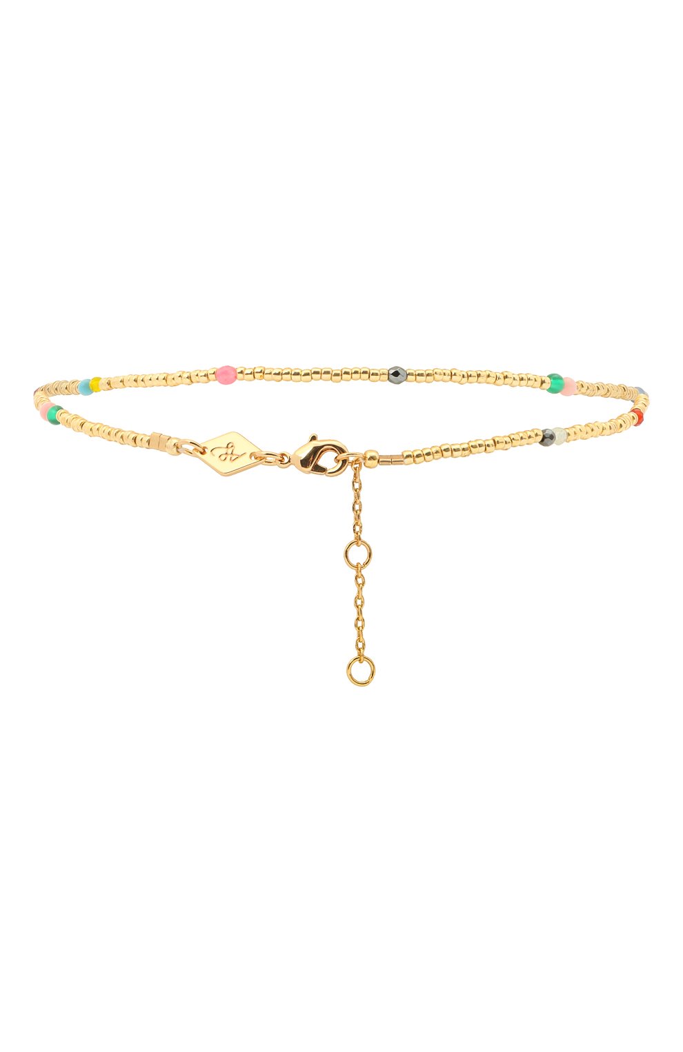 Женский браслет на ногу confetti anklet ANNI LU золотого цвета по цене 7375 руб., арт. 191-50-42 | Фото 2 Женский браслет на ногу confetti anklet ANNI LU золотого цвета, арт. 191-50-42 | Фото 2