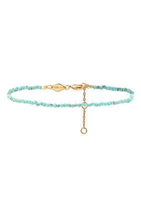 Женский браслет на ногу confetti anklet ANNI LU бирюзового цвета по цене 0 руб., арт. 191-50-44 | Фото 1 Женский браслет на ногу confetti anklet ANNI LU бирюзового цвета, арт. 191-50-44 | Фото 1 (Материал: Стекло, Металл)