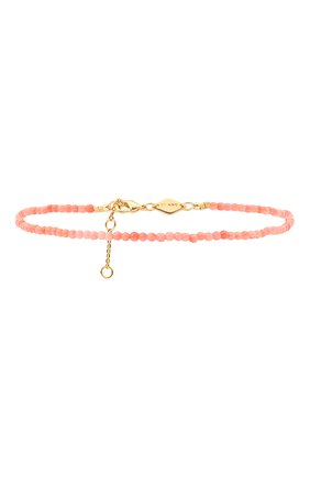 Женский браслет на ногу wave anklet ANNI LU розового цвета по цене 7375 руб., арт. 191-50-45 | Фото 1 Женский браслет на ногу wave anklet ANNI LU розового цвета, арт. 191-50-45 | Фото 1