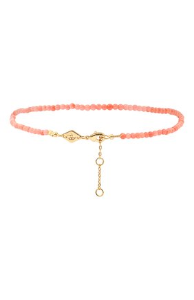 Женский браслет на ногу wave anklet ANNI LU розового цвета по цене 7375 руб., арт. 191-50-45 | Фото 2 Женский браслет на ногу wave anklet ANNI LU розового цвета, арт. 191-50-45 | Фото 2