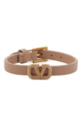 Женский кожаный браслет valentino garavani vlogo VALENTINO бежевого цвета по цене 23900 руб., арт. VW2J0H19/LWV | Фото 1 Женский кожаный браслет valentino garavani vlogo VALENTINO бежевого цвета, арт. VW2J0H19/LWV | Фото 1