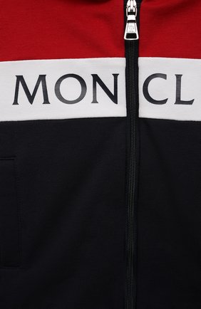 Детский комплект из толстовки и брюк MONCLER темно-синего цвета по цене 24150 руб., арт. G1-951-8M745-20-809AC | Фото 6 Детский комплект из толстовки и брюк MONCLER темно-синего цвета, арт. G1-951-8M745-20-809AC | Фото 6