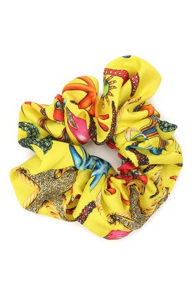 Женская резинка для волос VERSACE желтого цвета по цене 10950 руб., арт. IELA002/1F01255 | Фото 1 Женская резинка для волос VERSACE желтого цвета, арт. IELA002/1F01255 | Фото 1