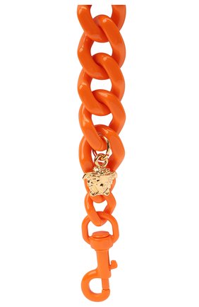 Женские ремень для сумки la medusa VERSACE оранжевого цвета по цене 32700 руб., арт. DP3I149/D2ABS | Фото 2 Женские ремень для сумки la medusa VERSACE оранжевого цвета, арт. DP3I149/D2ABS | Фото 2 (Ошибки технического описания: Нет высоты, Нет глубины; Материал: Пластик; Размер: mini; Кросс-КТ: ремень-сумка)
