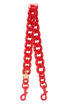 Женские ремень для сумки la medusa VERSACE красного цвета по цене 32700 руб., арт. DP3I149/D2ABS | Фото 1 Женские ремень для сумки la medusa VERSACE красного цвета, арт. DP3I149/D2ABS | Фото 1 (Ошибки технического описания: Нет высоты, Нет глубины; Материал: Пластик; Размер: mini; Кросс-КТ: ремень-сумка)