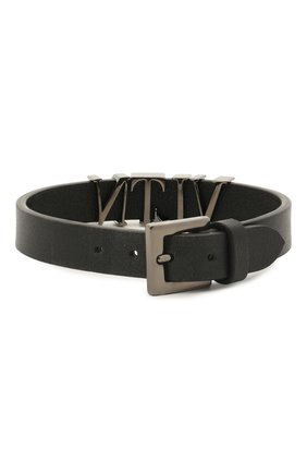 Мужской кожаный браслет valentino garavani VALENTINO черного цвета по цене 25350 руб., арт. VY2J0N53/SGV | Фото 2 Мужской кожаный браслет valentino garavani VALENTINO черного цвета, арт. VY2J0N53/SGV | Фото 2