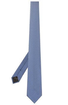 Мужской шелковый галстук BRIONI голубого цвета, арт. 061Q00/P0498 | Фото 2 (Принт: С принтом; Материал: Текстиль, Шелк; Региональные ограничения белый список (Axapta Mercury): RU)