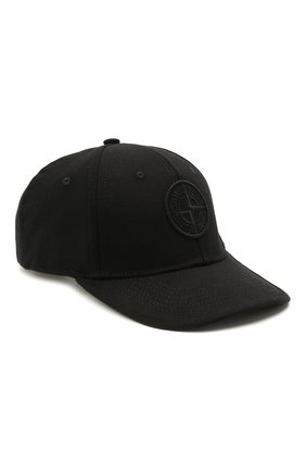 Детская хлопковая бейсболка STONE ISLAND черного цвета по цене 5615 руб., арт. 741690265 | Фото 1 Детская хлопковая бейсболка STONE ISLAND черного цвета, арт. 741690265 | Фото 1