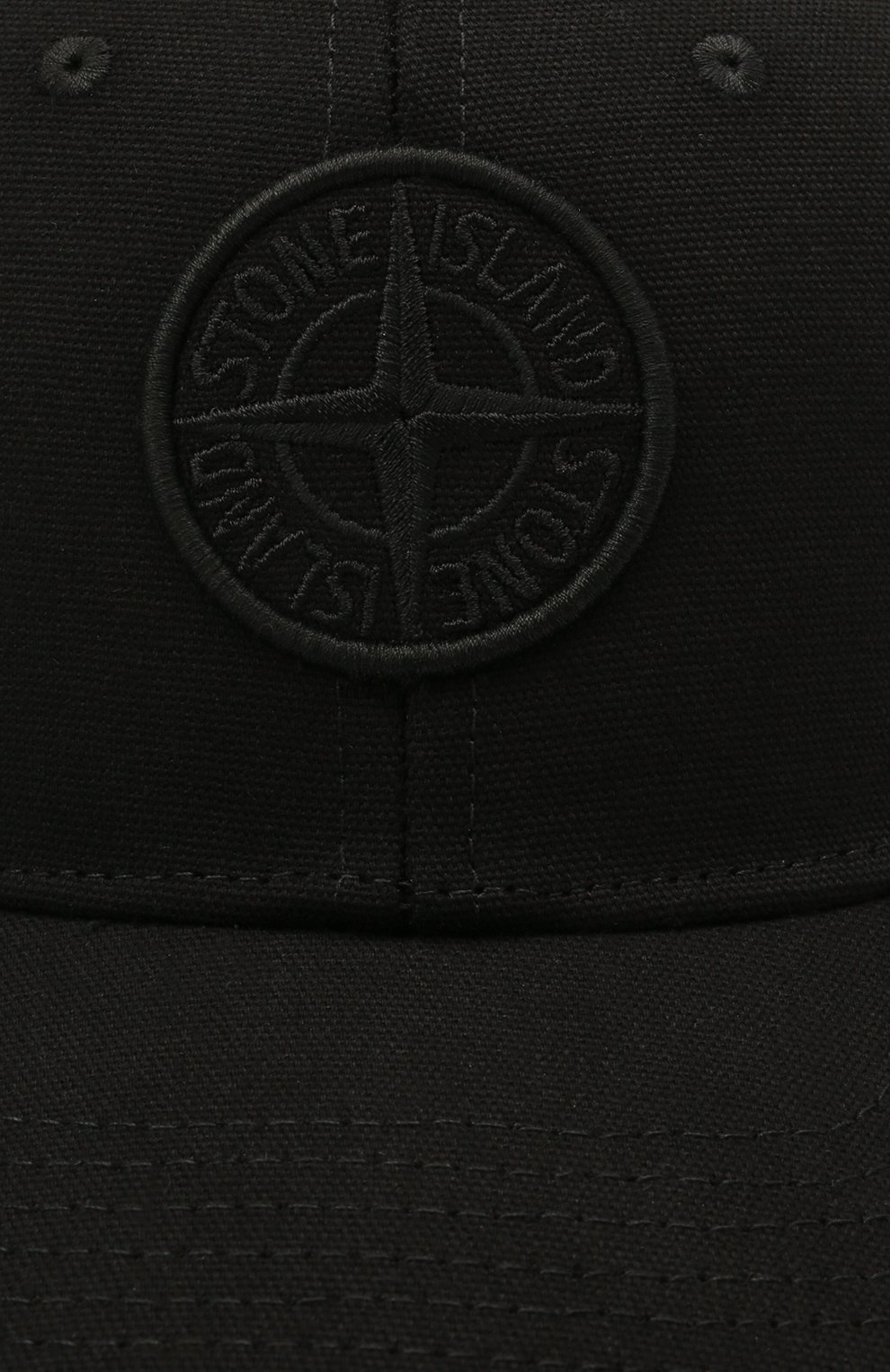 Детская хлопковая бейсболка STONE ISLAND черного цвета по цене 5615 руб., арт. 741690265 | Фото 3 Детская хлопковая бейсболка STONE ISLAND черного цвета, арт. 741690265 | Фото 3