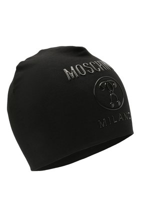 Детского хлопковая шапка MOSCHINO черного цвета по цене 5980 руб., арт. H0X00Z/LDA25 | Фото 1 Детского хлопковая шапка MOSCHINO черного цвета, арт. H0X00Z/LDA25 | Фото 1