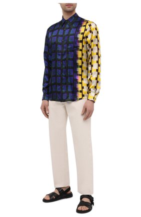 Мужская рубашка из вискозы DRIES VAN NOTEN разноцветного цвета по цене 61500 руб., арт. 211-20746-2069 | Фото 2 Мужская рубашка из вискозы DRIES VAN NOTEN разноцветного цвета, арт. 211-20746-2069 | Фото 2