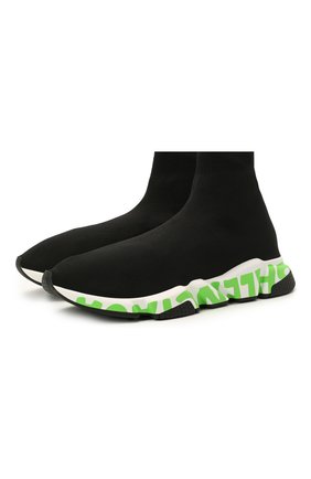 Мужские текстильные кроссовки speed BALENCIAGA черного цвета по цене 76800 руб., арт. 645334/W2DBN | Фото 1 Мужские текстильные кроссовки speed BALENCIAGA черного цвета, арт. 645334/W2DBN | Фото 1