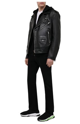 Мужские текстильные кроссовки speed BALENCIAGA черного цвета по цене 76800 руб., арт. 645334/W2DBN | Фото 2 Мужские текстильные кроссовки speed BALENCIAGA черного цвета, арт. 645334/W2DBN | Фото 2