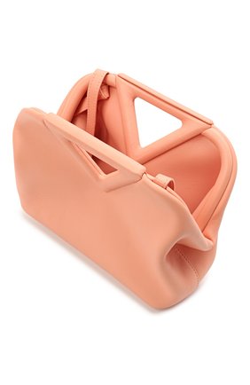 Женская сумка point small BOTTEGA VENETA персикового цвета по цене 158000 руб., арт. 658476/VCP40 | Фото 4 Женская сумка point small BOTTEGA VENETA персикового цвета, арт. 658476/VCP40 | Фото 4 (Сумки-технические: Сумки top-handle; Материал: Натуральная кожа; Региональные ограничения белый список (Axapta Mercury): RU; Ремень/цепочка: На ремешке; Размер: small)