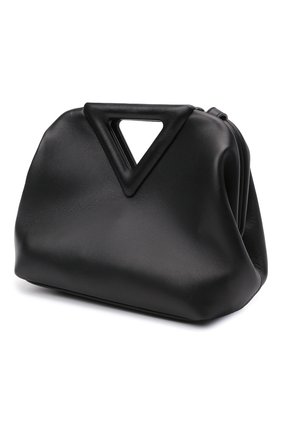 Женская сумка point small BOTTEGA VENETA черного цвета по цене 215000 руб., арт. 658476/VCP40 | Фото 4 Женская сумка point small BOTTEGA VENETA черного цвета, арт. 658476/VCP40 | Фото 4 (Сумки-технические: Сумки top-handle; Материал: Натуральная кожа; Региональные ограничения белый список (Axapta Mercury): RU; Ремень/цепочка: На ремешке; Размер: small)