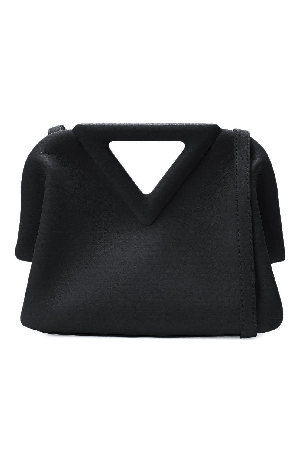 Женская сумка point small BOTTEGA VENETA черного цвета по цене 215000 руб., арт. 658476/VCP40 | Фото 7 Женская сумка point small BOTTEGA VENETA черного цвета, арт. 658476/VCP40 | Фото 7 (Сумки-технические: Сумки top-handle; Материал: Натуральная кожа; Региональные ограничения белый список (Axapta Mercury): RU; Ремень/цепочка: На ремешке; Размер: small)