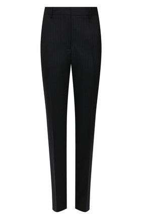 Женские шерстяные брюки DRIES VAN NOTEN темно-синего цвета по цене 47500 руб., арт. 211-10933-2155 | Фото 1 Женские шерстяные брюки DRIES VAN NOTEN темно-синего цвета, арт. 211-10933-2155 | Фото 1