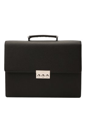 Мужской кожаный портфель BRIONI темно-коричневого цвета по цене 296500 руб., арт. 0IUF0L/04702 | Фото 1 Мужской кожаный портфель BRIONI темно-коричневого цвета, арт. 0IUF0L/04702 | Фото 1