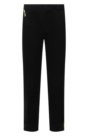 Мужские хлопковые брюки VERSACE черного цвета по цене 52350 руб., арт. A89392/A229958 | Фото 1 Мужские хлопковые брюки VERSACE черного цвета, арт. A89392/A229958 | Фото 1