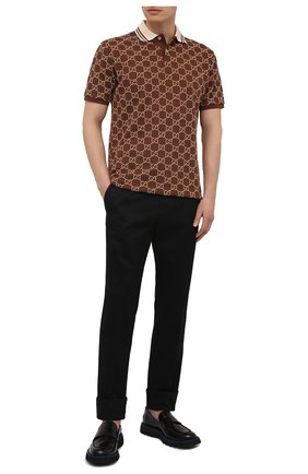 Мужские хлопковые брюки VERSACE черного цвета по цене 52350 руб., арт. A89392/A229958 | Фото 2 Мужские хлопковые брюки VERSACE черного цвета, арт. A89392/A229958 | Фото 2
