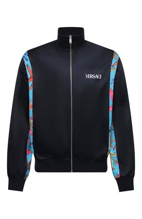 Мужской толстовка VERSACE темно-синего цвета по цене 94600 руб., арт. A89008/1F00108 | Фото 1 Мужской толстовка VERSACE темно-синего цвета, арт. A89008/1F00108 | Фото 1