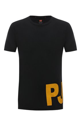 Мужская хлопковая футболка PARAJUMPERS черного цвета по цене 7365 руб., арт. TS04/SEGU TEE | Фото 1 Мужская хлопковая футболка PARAJUMPERS черного цвета, арт. TS04/SEGU TEE | Фото 1