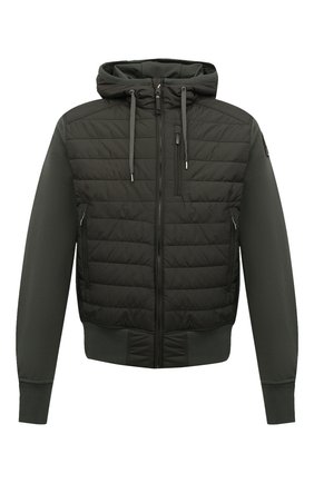 Мужской комбинированный бомбер ivor PARAJUMPERS хаки цвета по цене 31150 руб., арт. FP01/IV0R | Фото 1 Мужской комбинированный бомбер ivor PARAJUMPERS хаки цвета, арт. FP01/IV0R | Фото 1