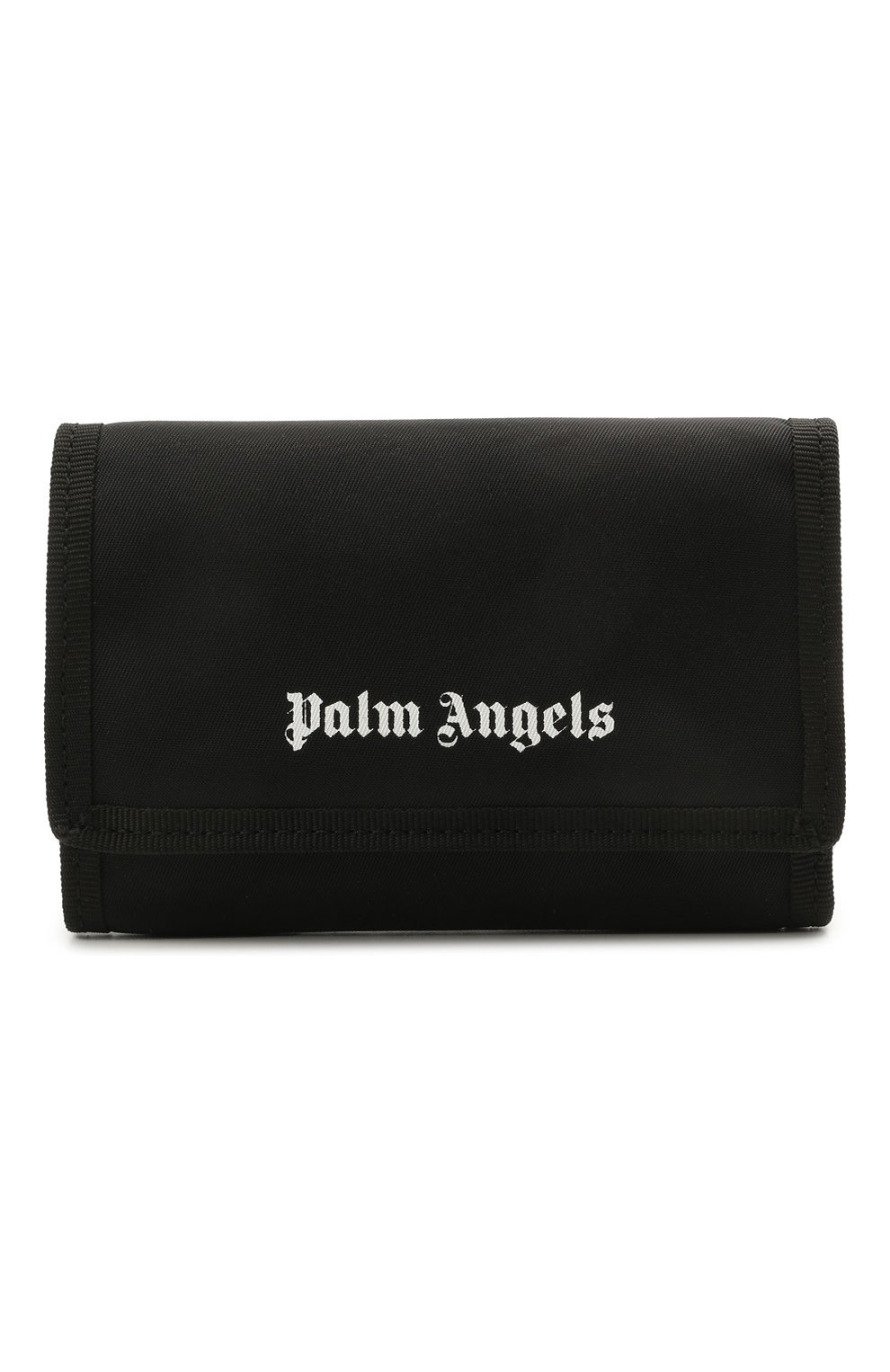 Мужской текстильное портмоне PALM ANGELS черного цвета, арт. PMNC017S21FAB0011001 | Фото 1
