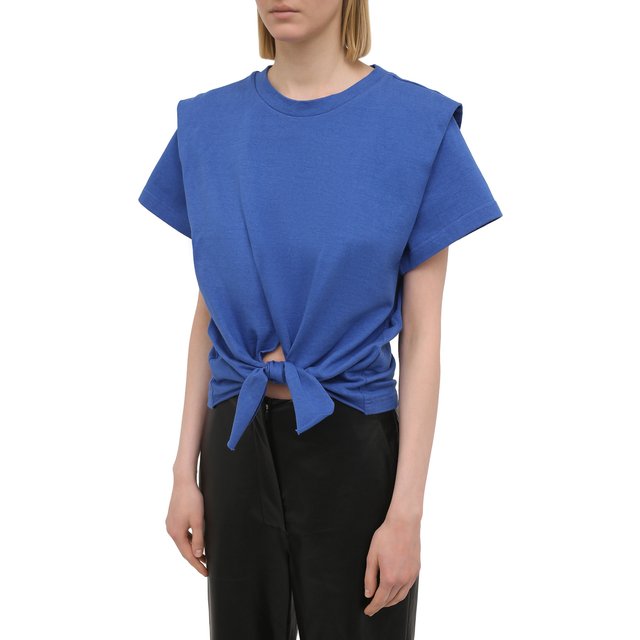 фото Хлопковая футболка isabel marant