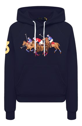 Женский хлопковое худи POLO RALPH LAUREN темно-синего цвета по цене 16250 руб., арт. 211792456 | Фото 1 Женский хлопковое худи POLO RALPH LAUREN темно-синего цвета, арт. 211792456 | Фото 1