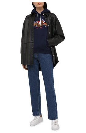 Женский хлопковое худи POLO RALPH LAUREN темно-синего цвета по цене 16250 руб., арт. 211792456 | Фото 2 Женский хлопковое худи POLO RALPH LAUREN темно-синего цвета, арт. 211792456 | Фото 2
