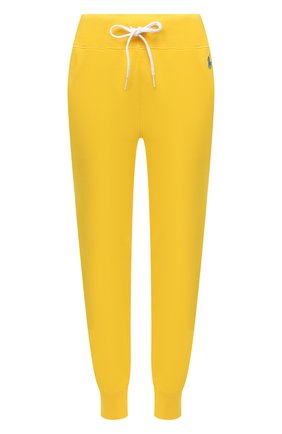 Женские хлопковые джоггеры POLO RALPH LAUREN желтого цвета по цене 13100 руб., арт. 211780215 | Фото 1 Женские хлопковые джоггеры POLO RALPH LAUREN желтого цвета, арт. 211780215 | Фото 1