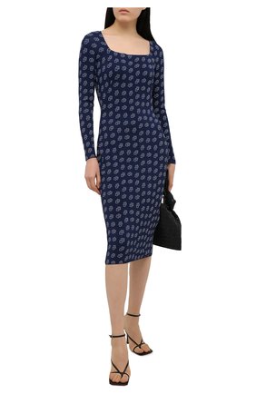 Женское платье из вискозы RALPH LAUREN темно-синего цвета по цене 186000 руб., арт. 290840872 | Фото 2 Женское платье из вискозы RALPH LAUREN темно-синего цвета, арт. 290840872 | Фото 2 (Рукава: Длинные; Длина Ж (юбки, платья, шорты): Миди; Материал внешний: Вискоза; Стили: Кэжуэл; Женское Кросс-КТ: Платье-одежда; Случай: Формальный)