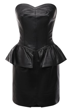 Женское кожаное платье ISABEL MARANT черного цвета по цене 241000 руб., арт. R01986-21E003I/AL0ZI | Фото 1 Женское кожаное платье ISABEL MARANT черного цвета, арт. R01986-21E003I/AL0ZI | Фото 1