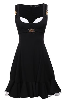 Женское платье VERSACE черно-белого цвета по цене 294500 руб., арт. A89189/A224249 | Фото 1 Женское платье VERSACE черно-белого цвета, арт. A89189/A224249 | Фото 1