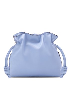 Женский клатч flamenco mini LOEWE голубого цвета по цене 119500 руб., арт. A411FC2X05 | Фото 1 Женский клатч flamenco mini LOEWE голубого цвета, арт. A411FC2X05 | Фото 1