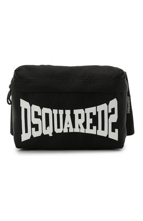 Детская поясная сумка DSQUARED2 черного цвета по цене 11750 руб., арт. DQ0138-D005T | Фото 1 Детская поясная сумка DSQUARED2 черного цвета, арт. DQ0138-D005T | Фото 1