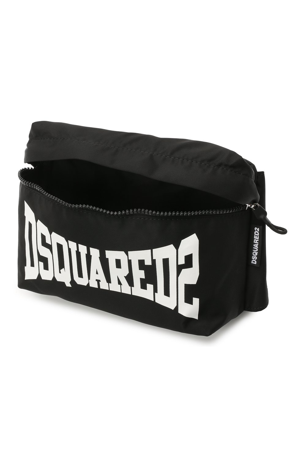 Детская поясная сумка DSQUARED2 черного цвета по цене 11750 руб., арт. DQ0138-D005T | Фото 3 Детская поясная сумка DSQUARED2 черного цвета, арт. DQ0138-D005T | Фото 3