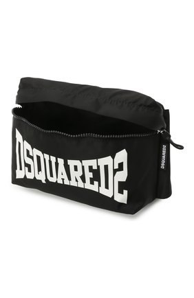 Детская поясная сумка DSQUARED2 черного цвета по цене 11750 руб., арт. DQ0138-D005T | Фото 3 Детская поясная сумка DSQUARED2 черного цвета, арт. DQ0138-D005T | Фото 3