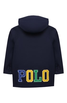 Детское ветровка с капюшоном POLO RALPH LAUREN синего цвета по цене 13550 руб., арт. 321834322 | Фото 2 Детское ветровка с капюшоном POLO RALPH LAUREN синего цвета, арт. 321834322 | Фото 2 (Рукава: Длинные; Материал внешний: Синтетический материал; Материал подклада: Хлопок; Кросс-КТ: Ветровка, Сезон: демисезон; Ростовка одежда: 3 года | 98 см, 4 года | 104 см)