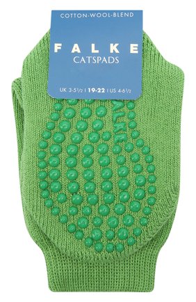 Детские носки из хлопка и шерсти FALKE зеленого цвета, арт. 10500. | Фото 1 (Материал: Хлопок, Текстиль; Региональные ограничения белый список (Axapta Mercury): RU; Кросс-КТ: Носки)