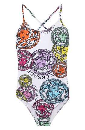 Детского слитный купальник VERSACE разноцветного цвета по цене 18550 руб., арт. 1000278/1A00353/4A-6A | Фото 1 Детского слитный купальник VERSACE разноцветного цвета, арт. 1000278/1A00353/4A-6A | Фото 1